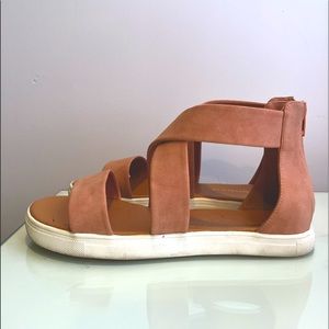 Shoe Republic LA pink strappy sandals size 6